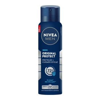 Desodorante Antitranspirante Aerosol Nivea Men Original Protect 72h 200ml