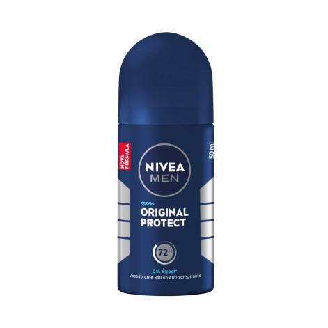 Desodorante Antitranspirante Roll-on Nivea Men Protect Masculino 72h 50ml