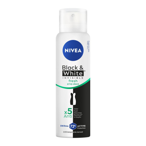 Desodorante Aerosol Nivea 150ML Fem Bw Fres Erva