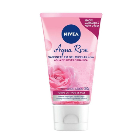 Sabonete em Gel Facial Nivea Micelar Aqua Rose com 150ml