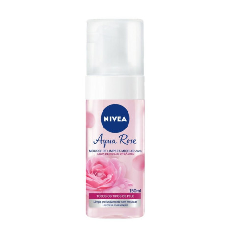 Mousse Limp Nivea Aqua Rose 150ML(Nva)
