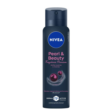 Desodorante Aerosol Nivea Black Pearl 150ML