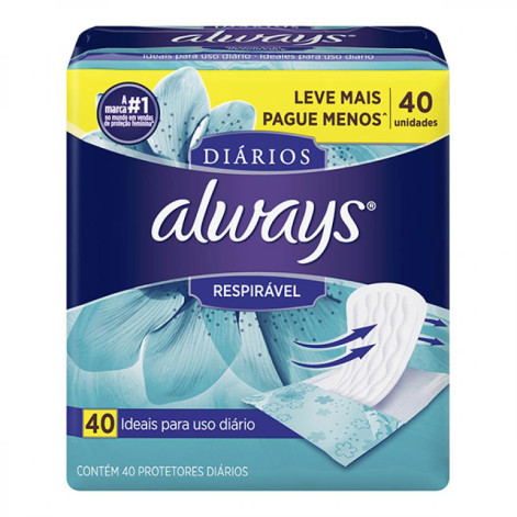 Prot Always Respiravel C/40 Un