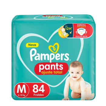 Fralda Pampers Pants Bag M 84Un