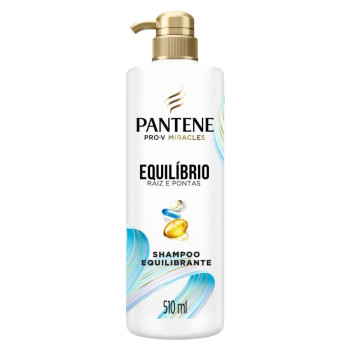 Shampoo Pantene Equilíbrio Raiz e Pontas Purificante 510ml