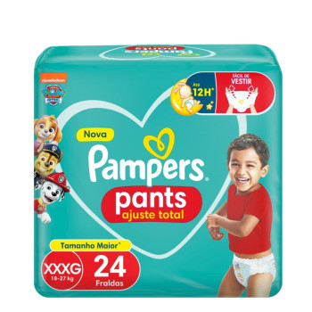 Fralda Pampers Pants Mega Xxxg 24 Unidades