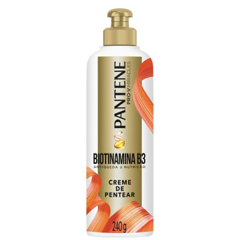 Creme de Pentear Pantene Pro-v Biotinamina B3 Antiqueda e Nutrição 240g