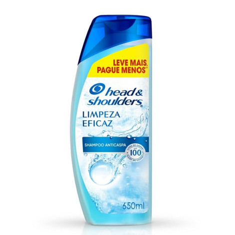 Shampoo Head&Shoulders Limpeza Eficaz 650ML