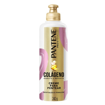 Creme Para Pentearear Pantene Colageno 240G Creme Para Pentearear Pantene Colageno 240G