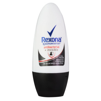 Desodorante Roll-On Rexona Fem Antibact+Invisible 50ML