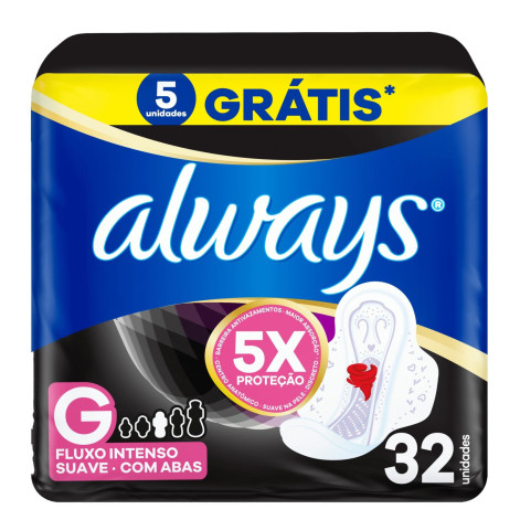 Absorvente Always Not C/Ab Suave L32 P26