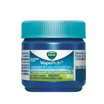 Vick Vaporub Descongestionante Pomada 30g