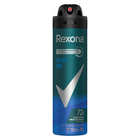 Desodorante Aerosol Rexona Masc Active Dry 150ML
