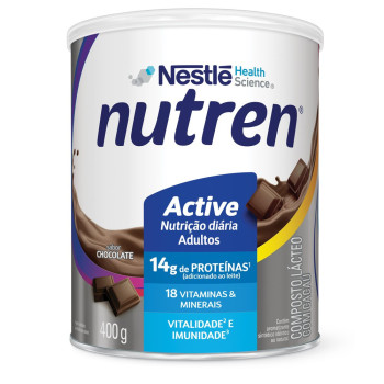 Leite Nutren Active Po Chocolate C/400 G Leite Nutren Active Po Chocolate C/400 G