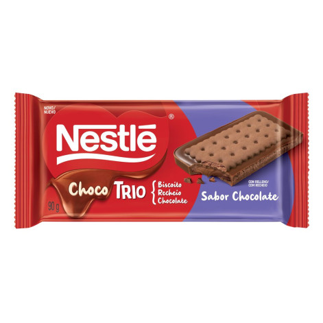 Choc Nestle Choco Trio Chocolate 90G