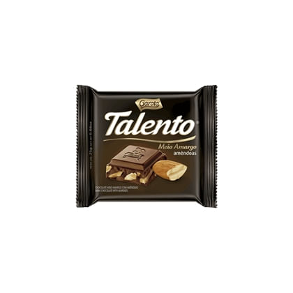 Talento Tablete Meio Amargo 25G