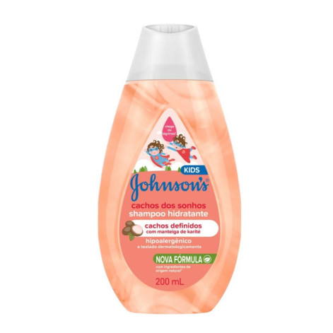 Shampoo Johnson&Johnson Baby Cabelos Cacheados Definidos 400ml