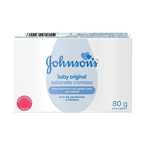Sabonete Em Barra Johnson's`Baby Pele Delicada 80 G