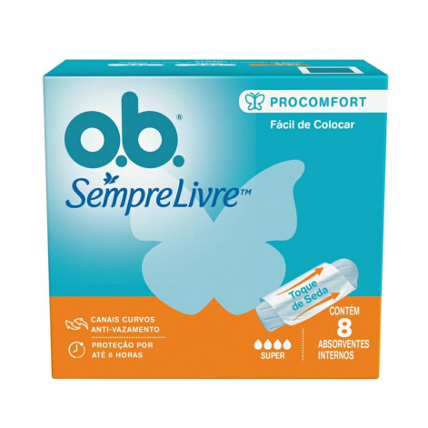 Absorvente Inter Ob Super C/8Un