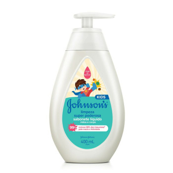 Sabonete Líquido Johnson's Limpeza Super Poderosa 400ml