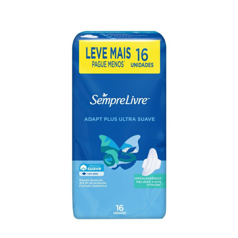 Absorvente Sempre Livre Fit Sv C/Aba L16P14