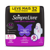Absorvente Externo Sempre Livre Conforto Noturno Seca com Abas 32 Unidades