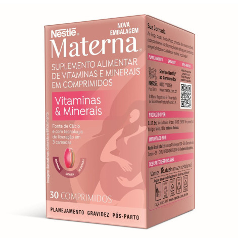 Polivitamínico Materna para Gestantes 30 comprimidos