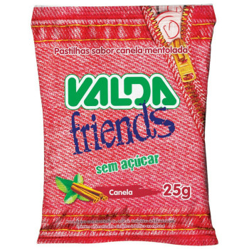 Pastilhas Valda Friends Canela Sem Açúcar 25g