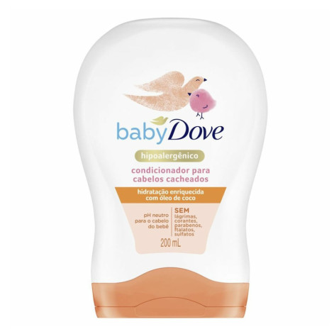 Condicionador Dove Baby Hidratação Enriquecida para Cabelos Cacheados 200ml