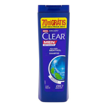 Shampoo Clear Anticaspa Men 400ML L+P