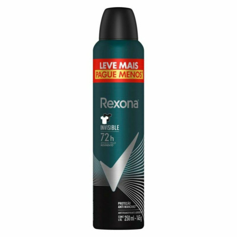 Desodorante Aerosol Rexona Men Invisible L+P