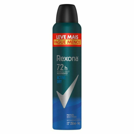 Desodorante Aerosol Rexona Men Active Dry L+P