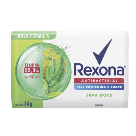 Sabonete Rexona Antibac Erva Doce 84G