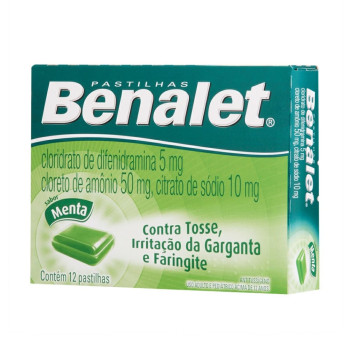 Benalet Pastilhas Menta 12 Unidades
