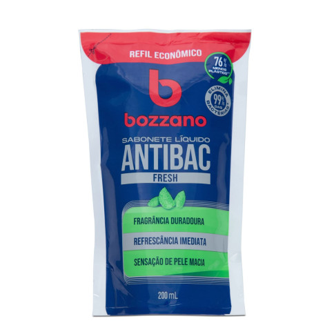 Sabonete Líquido Ref Bozzano Carvao Ativado C/200 ML