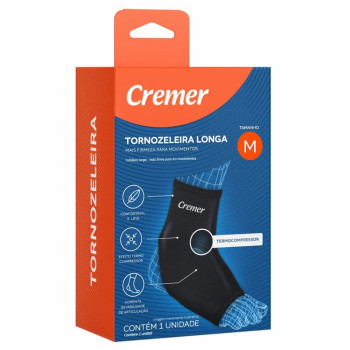 Tornozeleira Cremer Longa Preta M