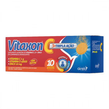 Vitamina C Vitaxon 3+ Tripla Ação 10 Comprimidos