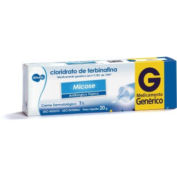 Cloridrato de Terbinafina 10mg Creme Dermatológico 20g EMS Genérico