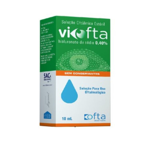 Solução Oftálmica Estéril ViOfta 0,40% 10ml