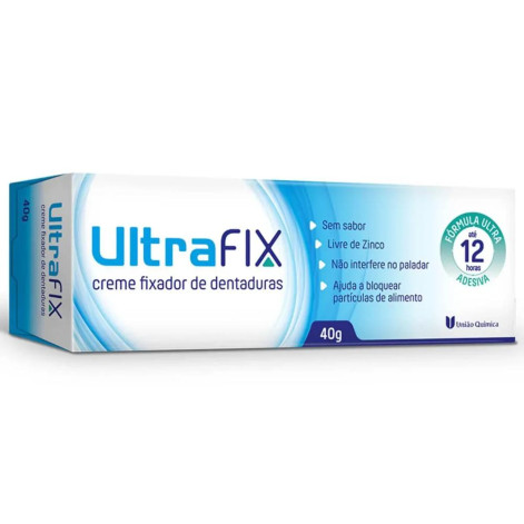 Creme Fixador de Dentadura UltraFix Sem Sabor 40g