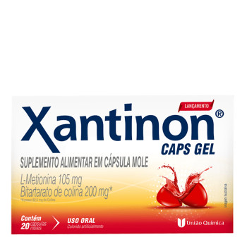 Xantinon União Química 20 Cápsula Gel