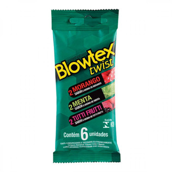 Camisinha Blowtex Twist C/6 Uni