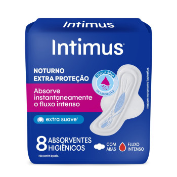 Absorvente Intimus Not Suave C/Abas C/8