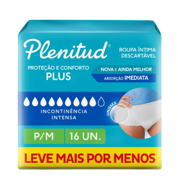 Fralda Adulta Plenitud 16Un Roup Int Prot Plus P/M