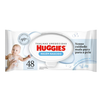 Toalhas Umed Huggies 100 Dia C/48 Un