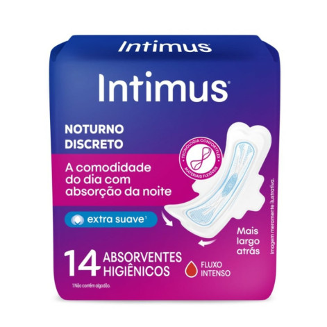 Absorvente Int Gel Ultraf Dia/Noite Suave 14Un