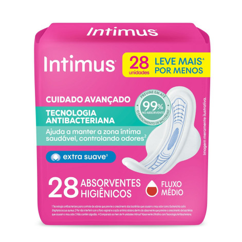 Absorvente Int Gel Ultraf C/A Antibac 28Un