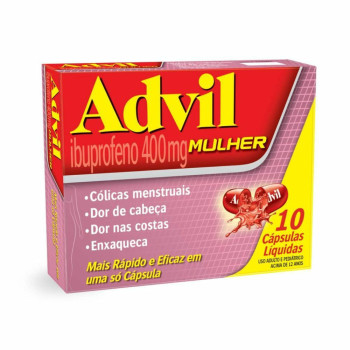 Advil Mulher 400Mg C/10 Caps