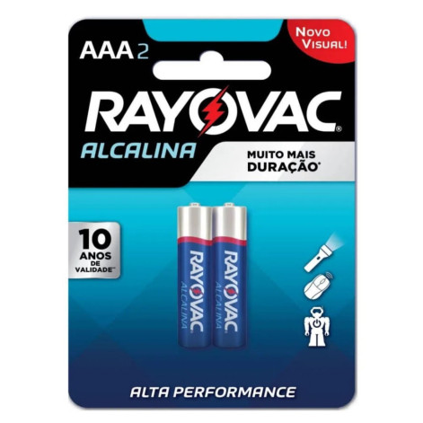 Pilha Rayovac Alc Pl Aaa2 C/2 Un