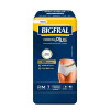 Roupa Íntima Descartável Unissex Bigfral Derma Plus P/M Absorção Moderada a Intensa 7 unidades